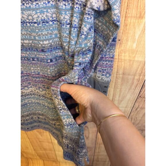 J. Jill Fair Isle Long Sleeved Top Women's Size XL - Picture 8 of 10